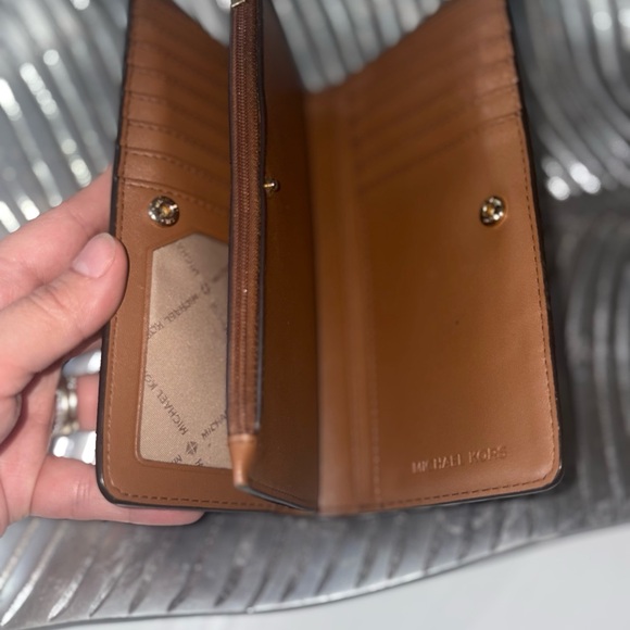 Michael Kors Brown Monogram Wallet - Picture 5 of 5